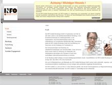 Tablet Screenshot of info-institut.de